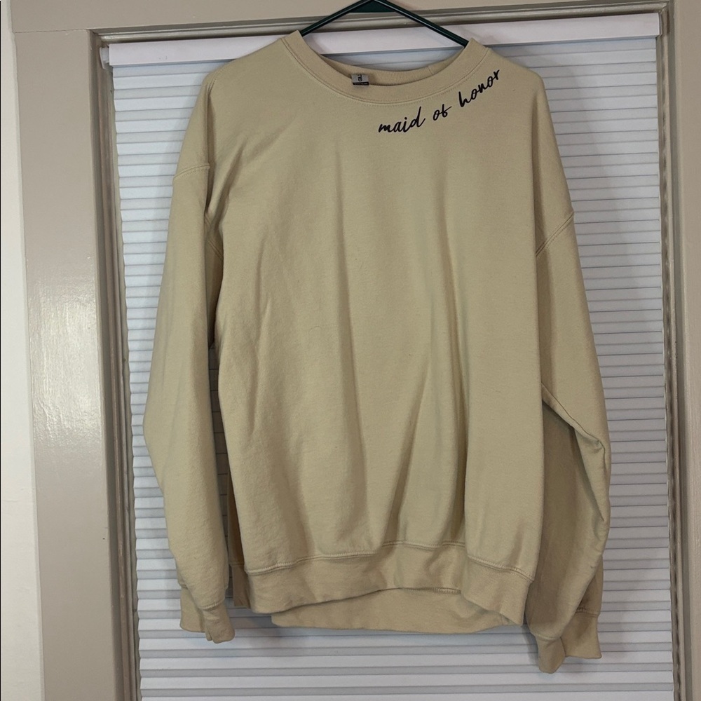 Maid of honor vinyl printed crewneck - Picture 5 of 11